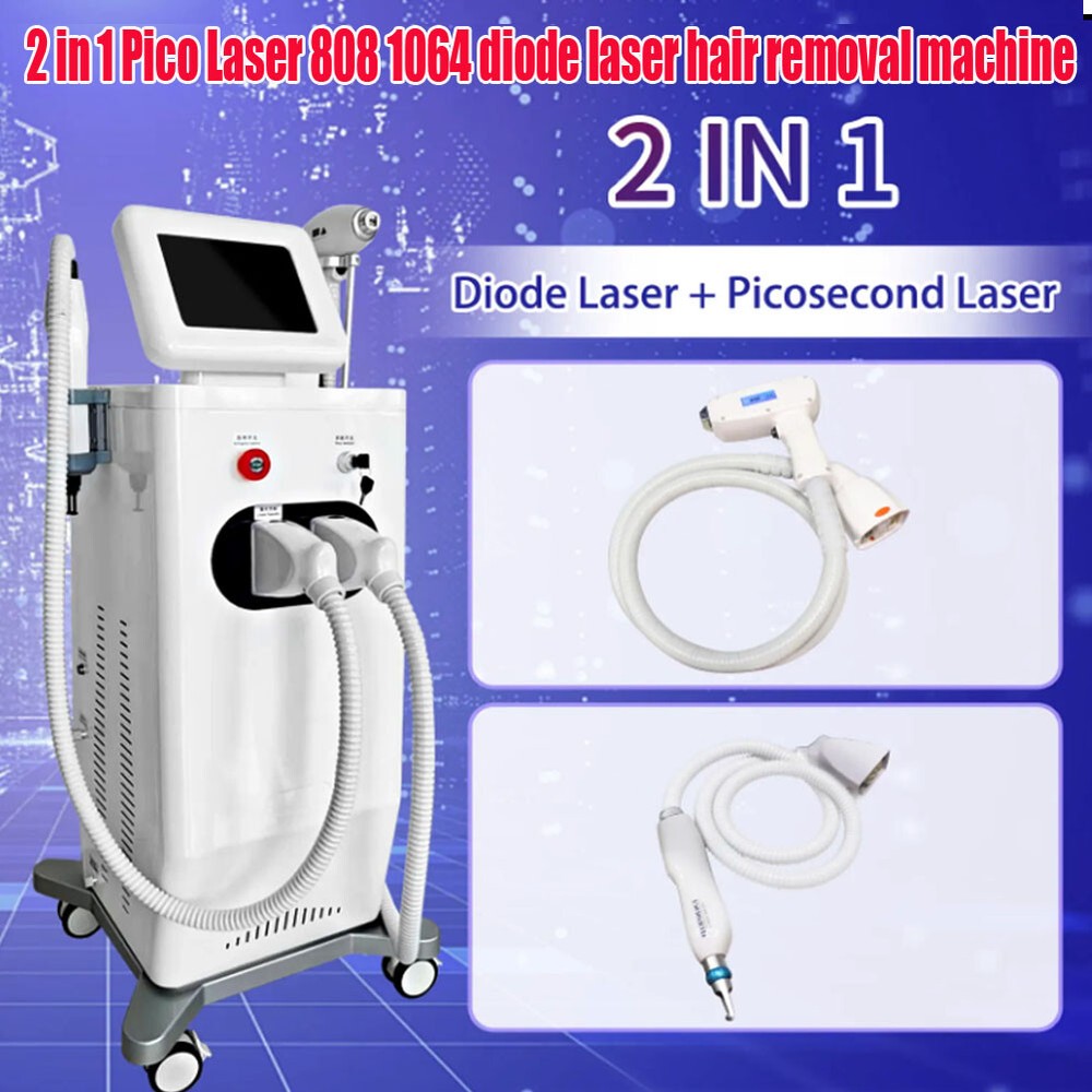 110V Diode Laser Hair Removal Machine Picosecond Laser Tattoo Removal Machine