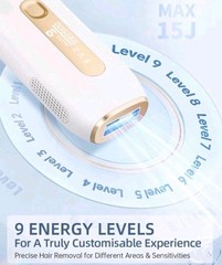 IPL Laser Hair Removal Device Unisex 3 In 1 9 Levels Pain Free Permanent UNUSED