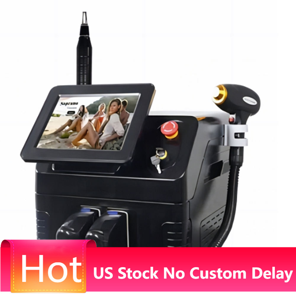 Picosecond Laser Tattoo Hair Removal 2 in 1 808 Diode Laser Machine 755 808 1064