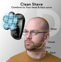 Kibiy Head Shavers Replacement Blades 6 Blades Head Shaver For Bald Men