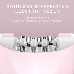 Epilators for Women Face with 2 Speeds Glabrouse Skin Epilator Pink