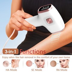Portable 3 in 1 IPL Hair Removal Machine for Home Use Mini Painless Ice Cooling