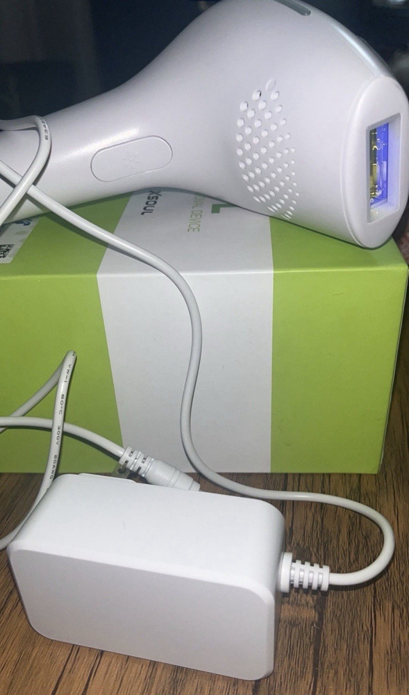 XSOUL IPL Hair Removal Device White Corded Electric for Face, Legs, Arms, Bikini