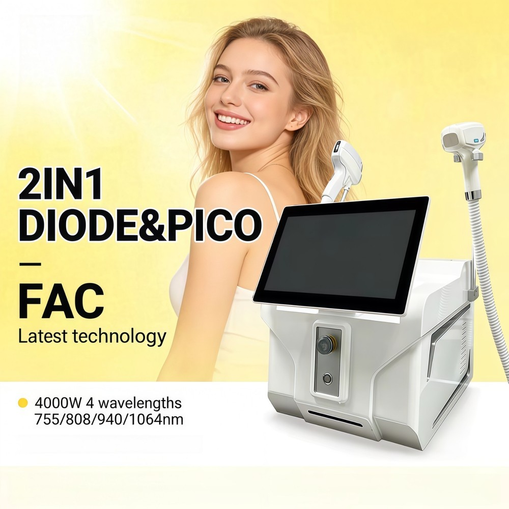 4000W Multi 808 Diode Laser Hair Removal Machine 755/808/940/1064 Home&Salon