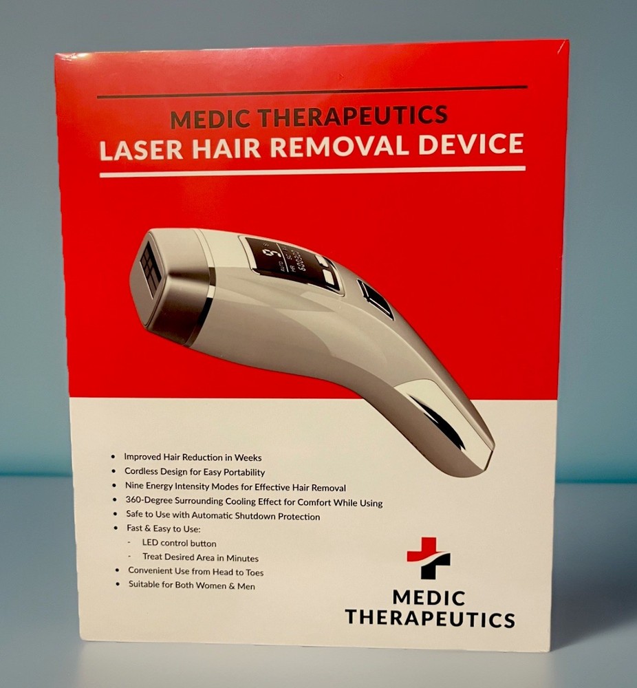 BUNDLE OF 2 ‼️Medic Therapeutics Laser Hair Removal Cordless-9 Modes-Cooling