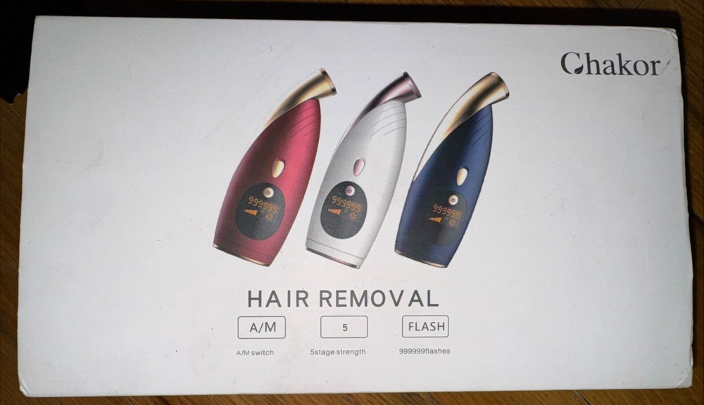 CHAKOR Pro Hair Removal Machine for Unisex IPL DEPILATOR NEW ROSE GOLD COLOR