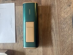 Ulike Diamond Air Plus IPL Hair Removal Device Kit Green/Gold w/ Cable, & Manual