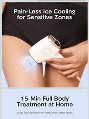 IPL Hair Removal Device, Bare It for Face, Body, Bikini At Home Professional