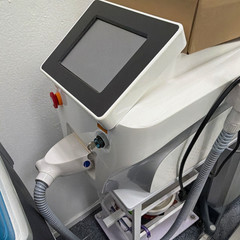 IPL Hair Removal Device with Touchscreen LCD Display, White/Gray