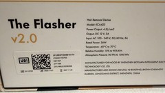 Nood The Flasher v2.0 IPL Hair Removal Device KCA423 LCD 598,647 Flashes Box