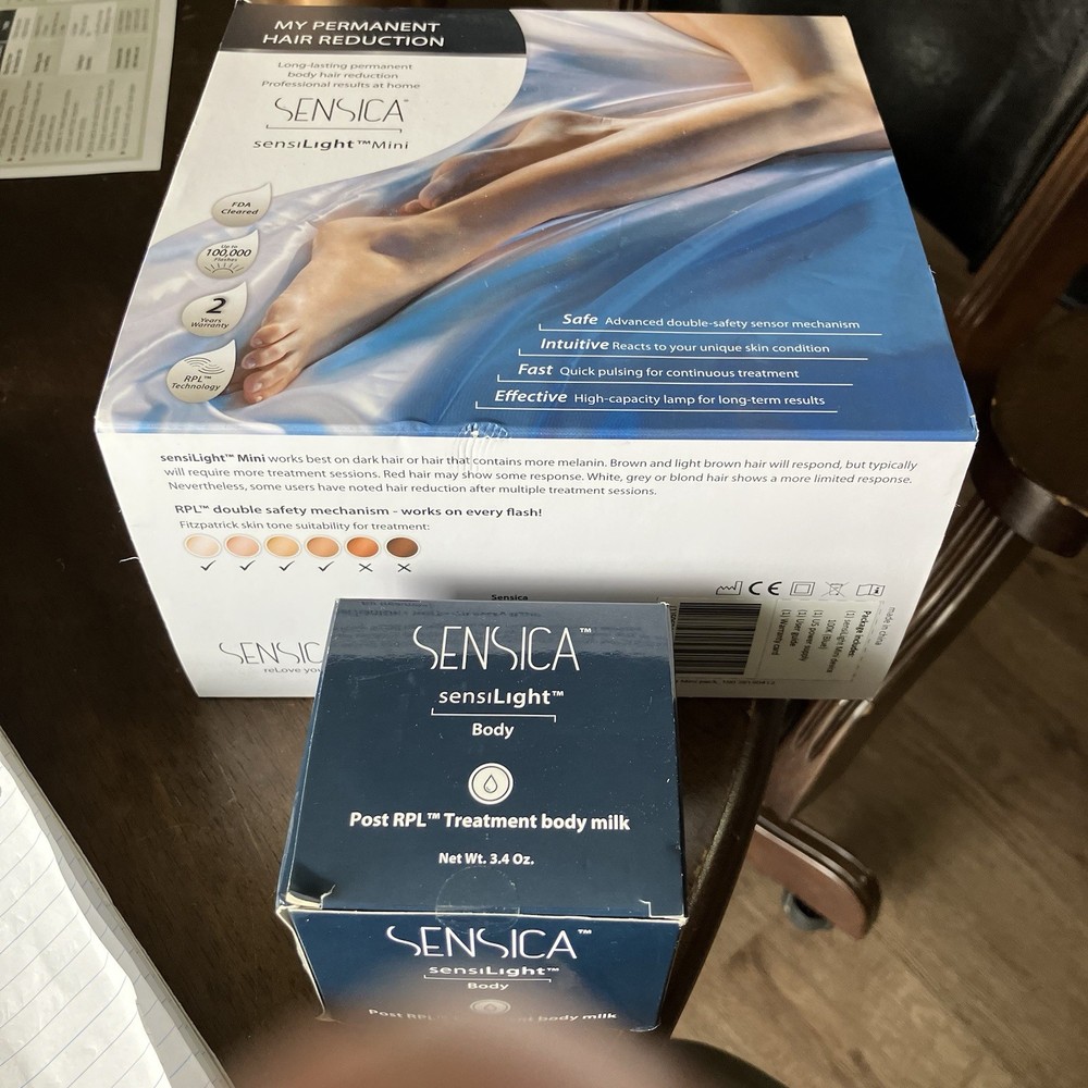 Sensica Sensilight Mini Hair Removal For Women/Men NOB Permanent Loss