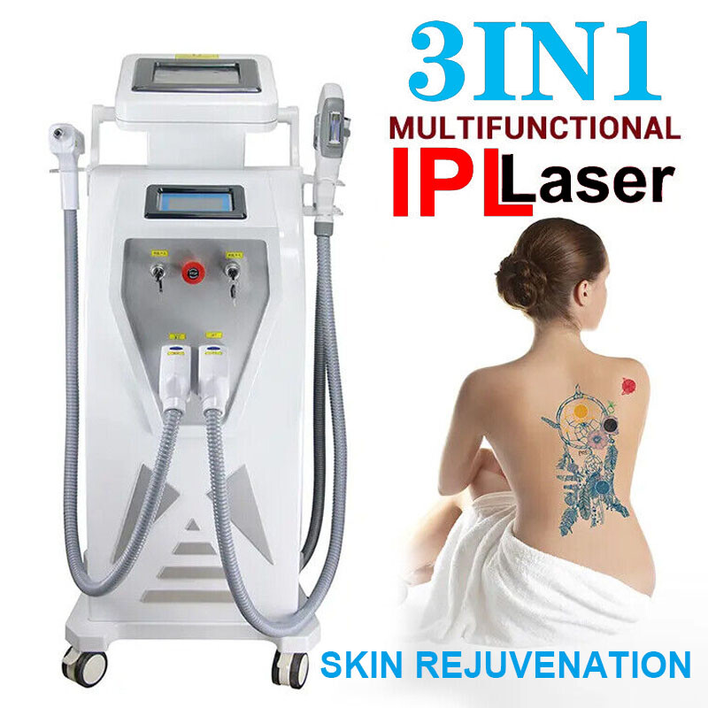 Nd Yag Laser 3 IN1 OPT IPL RF Hair Removal Machine Depilatory Skin Rejuvenation