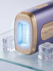 IPL Laser Hair Removal Device Ice-Cooling LCD Display Purple Gold 999999