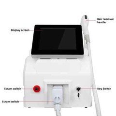 2000W Ice Titanium 755nm 808nm 1064nm Diode Laser Painless Hair Removal Machine