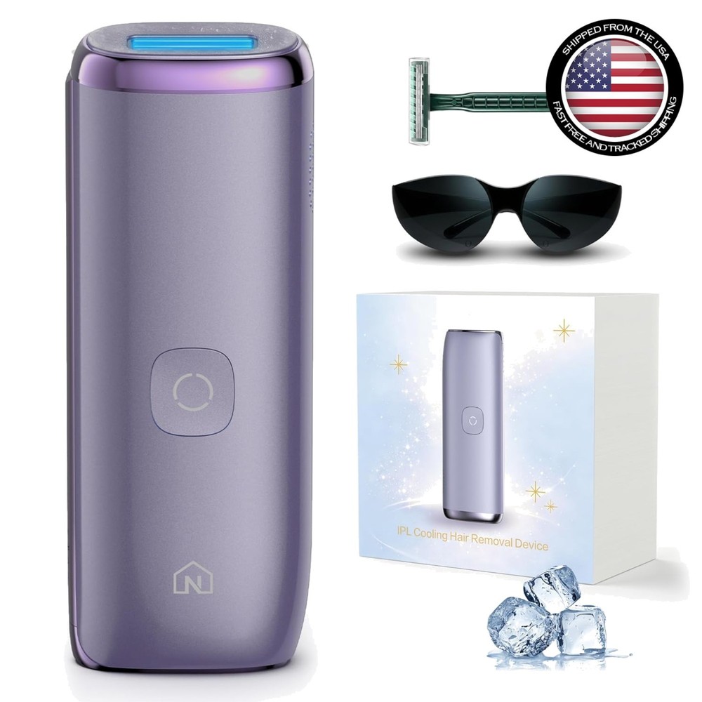 IPL Hair Removal Device 25J Sapphire Ice Cooling Painless Full Body Skin Sensor