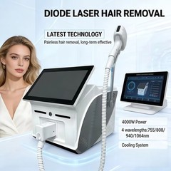 Professional FAC 4-Wavelength Diode Laser Hair Removal Device for All Skin Tones