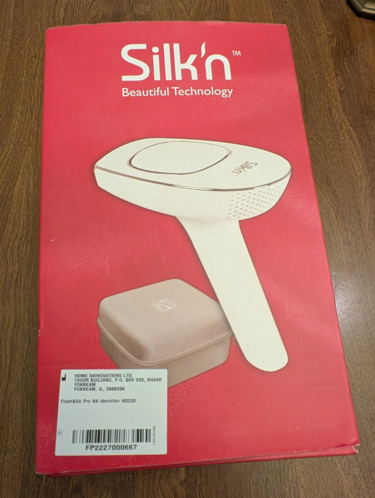 Silk’n BellaFlash Pro Touch & Glide HPL Technology Laser Hair Removal Open Box