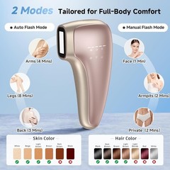Laser Hair Removal, 25J Large Energy IPL Hair Removal Device, 39°F Truly Pa