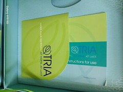 USED~Tria Beauty Permanent Hair Removing Laser System FDA-Cleared~White w/Sensor