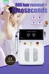 755 808 1064 Diode Laser Permanent Hair Removal Picosecond Nd Yag Tattoo Removal