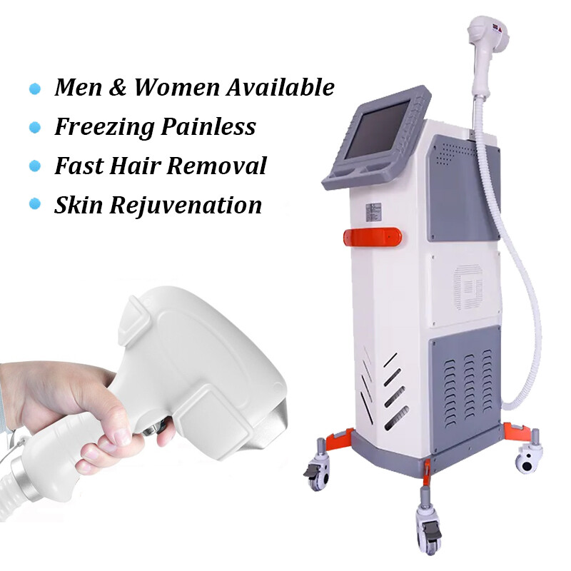 808 Diode Laser Hair Removal Permanent Skin Rejuvenation Machine 1064/755/808nm