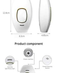 IPL 500,000 Flash Painless Permanent Laser Epilator Bikini Body for Women Home