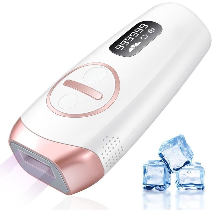 IPL Laser Hair Removal With Cooling System, at-Home Permanent for Women and Men