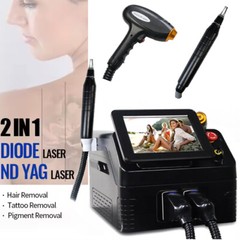 Painless Hair Removal 808nm Diode Laser Nd Yag Pico Laser Tattoo Removal Machine