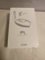 IPL HAIR REMOVAL INSTRUMENT White US & Gold Color In New Open Box