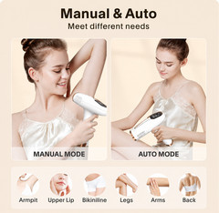 IPL Hair Removal Device 999999 Flashes – Permanent Hair Remover for Women & Men