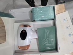 IPL Hair Removal Device White Rose Gold LCD Display Dual Mode Contact Sensor