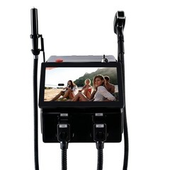 2 in 1 808 Diode Laser Hair & Pico Tattoo Removal Machine Yag 755 808 940 1064NM