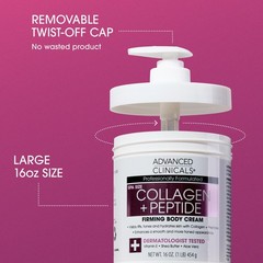 Advanced 2 Count, Collagen Peptides Cream + Hyaluronic Acid Set