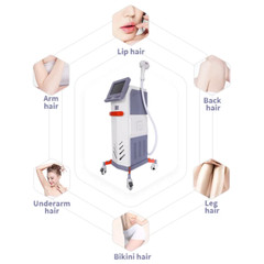 808 Diode Laser Hair Removal Permanent Skin Rejuvenation Machine 1064/755/808nm