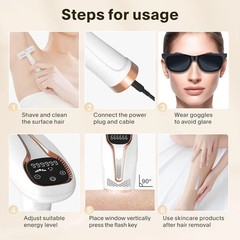 IPL Hair Removal Device for Women and Men 999999-Flashes Permanent Hair Remover