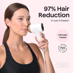 Wavytalk IPL Hair Removal Device, Bare It with Precision Roller for Face Body Bi