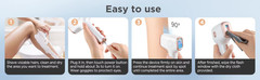 Innza Permanent Painless Laser Hair Removal Device Facial & Body Hair JD-TM016