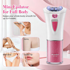 Epilator for Women, Smooth Glide Epilators Hair Removal Device, 2-Speed Gentle L