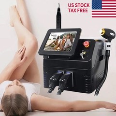 2IN1 808nm Diode Laser Hair Removal Pico NG YAG Laser Tattoo Beauty Machine