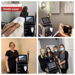 Diode Laser Hair Removal Machine Ice Titanium Fast Hair Epilator 755 808 1064nm