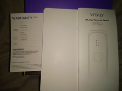 Vitaly IPL Laser Hair Removal Ice Cooling Painless Full Body Purple Open Box