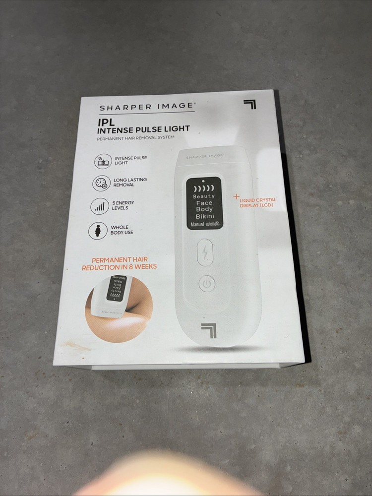 NEW SHARPER IMAGE IPL INTENSE PULSED LIGHT Permanent Hair Hair Removal System