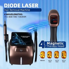 2-in-1 808NM Diode Laser Hair Removal Device & Picosecond Laser Tattoo Removal