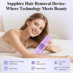 Advanced Hair Removal with Sapphire Cooling