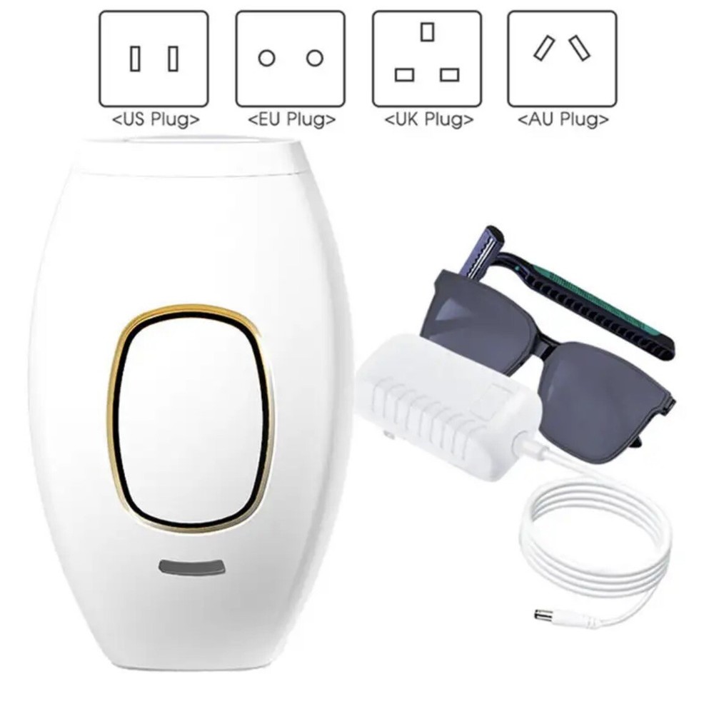 IPL 500,000 Flash Painless Permanent Laser Epilator Bikini Body for Women Home