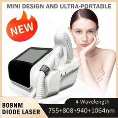 808 Diode Laser Hair Removal Machine With 755 1064 940 808nm Diode Laser