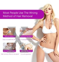 2 In 1 Profesional Painless Hair Removal Kit Laser Touch Epilator ✅