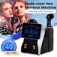 New! 755/808/1064nm Freezing Point laser permanent Painless Hair removal Machine