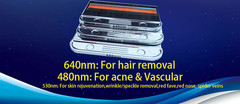 Replacement Skin rejuvenation Pen SHR hair removal Handle IPL handpiece