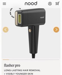 Nood The Flasher Pro IPL Laser Hair Removal Device Color Black MSRP $399